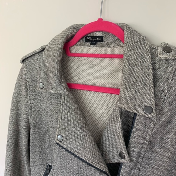 Grey Trendy Jacket - Picture 3 of 3